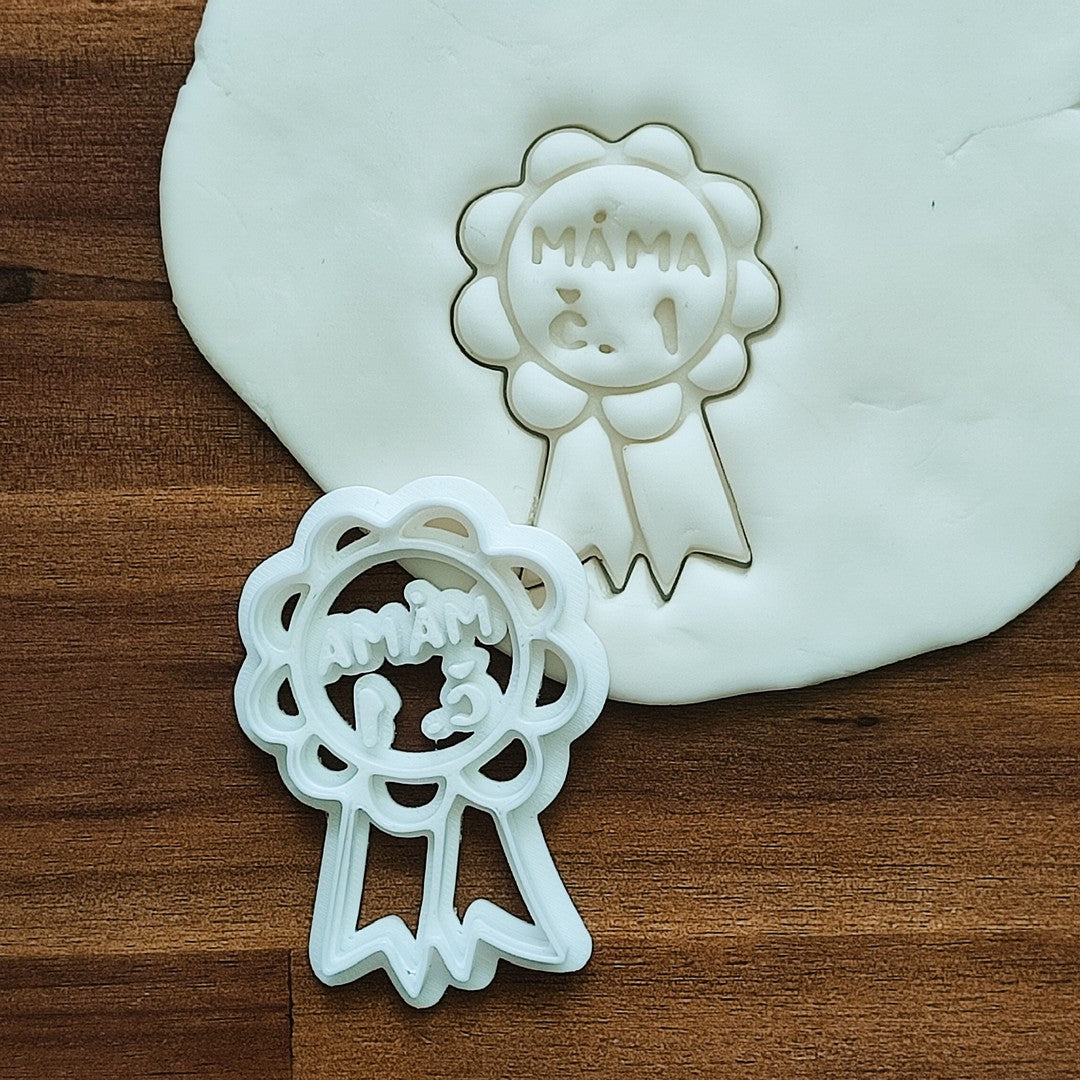Odznak - Máma č. 1 | vykrajovátko - Baker's Paradise