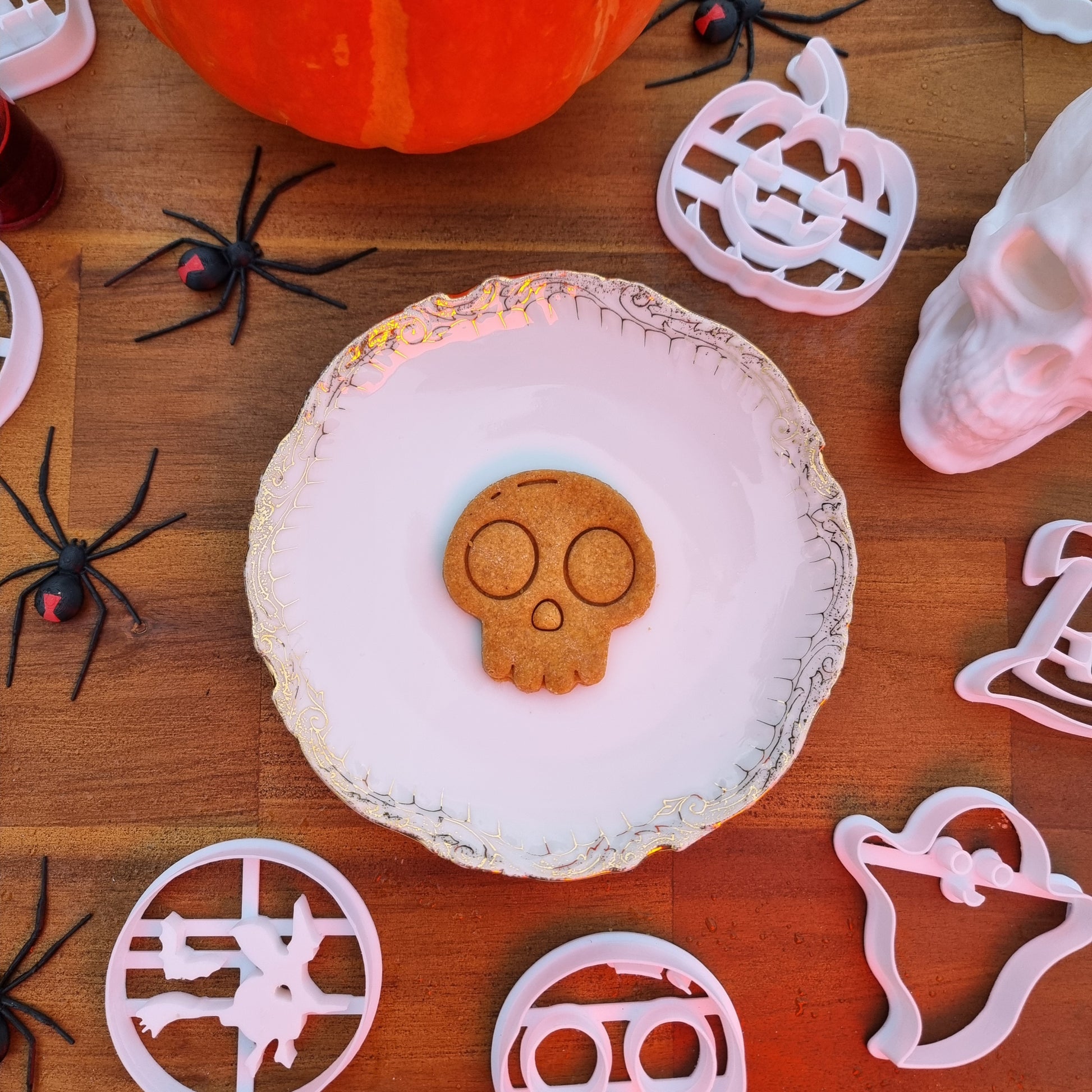 Lebka | Halloweenské vykrajovátko - Baker's Paradise